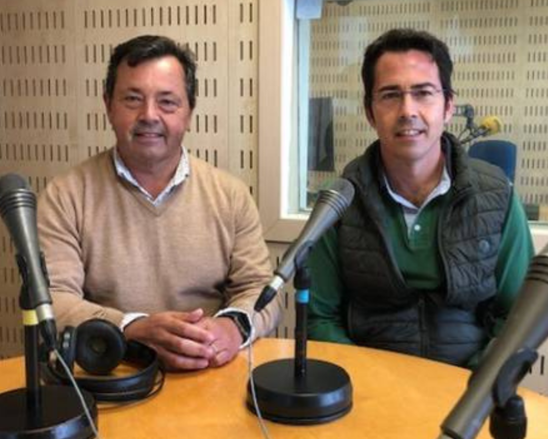 Imagen de los doctores Luis Tejerina y Pablo Tejerina Entrevista en la Cadena SER